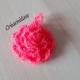 Créaméline - Fleur pour la vaisselle (TAWASHI) -rose fluo - Tawashi