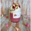 Créat'iv Owl Candle - Bougie gourmande framboise caramel - Bougie artisanale