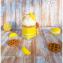 Créat'iv Owl Candle - Mini bougie gourmande citron meringué - Bougie artisanale
