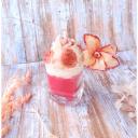 Créat'iv Owl Candle - Mini bougie gourmande parfum rose - Bougie artisanale