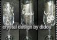 Crystal Design by Didou - Gravure sur flûte de champagne - Flûte de champagne