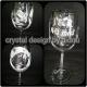 Crystal Design by Didou - gravure sur verre à vin - Verre à vin