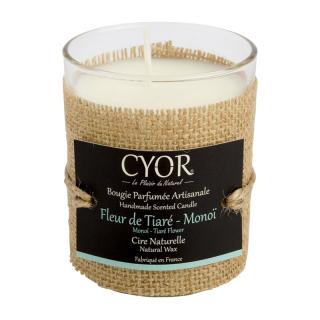 CYOR - Bougie Parfumée  Fleur de Tiaré-Monoï - 100% naturelle - Bougie - 4668