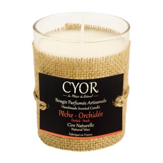 CYOR - Bougie Parfumée Pêche Orchidée - 100% naturelle - Bougie - 4668