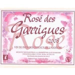 Domaine Alain Dumarcher - Rosé des Garrigues - 2008 - Bouteille - 0.75L