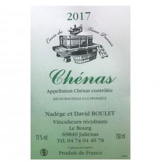 David Boulet - Chénas - 2022 - Bouteille - 0.75L