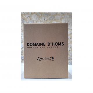 DOMAINE D'HOMS - Coffret à composer 3 bouteilles 75cl - Accessoires.