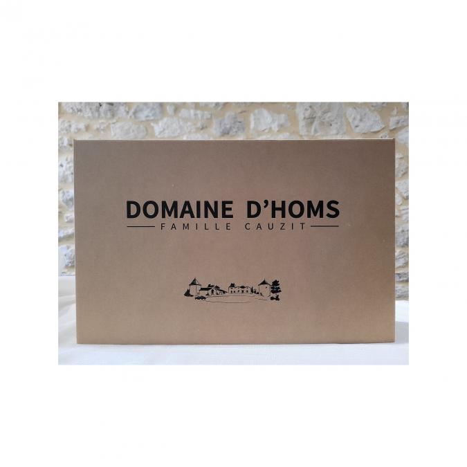 DOMAINE D'HOMS - Coffret à composer 6 bouteilles 75cl - Accessoires.