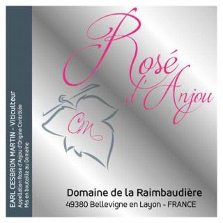 Domaine de la Raimbaudière - Rosé d&#039;Anjou - rosé 1/2 sec - 2023 - Bouteille - 0.75L