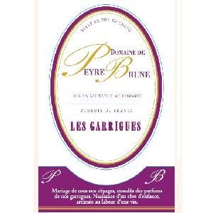 Domaine de Peyre Brune - Les Garrigues - rouge - 2010 - Bouteille - 0.75L