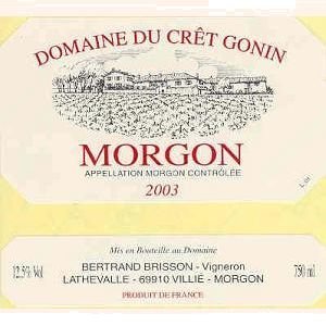 DOMAINE DU CRET GONIN - AOC MORGON &quot;Les Charmes&quot; 2009 - 2009 - Bouteille - 0.75L