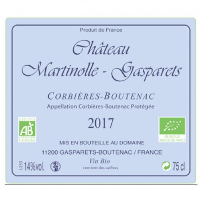 Domaine Martinolle-Gasparets - Château MARTINOLLE-GASPARETS 2017 BIO Artisanal Médaille d&#039;OR Mâcon - 2017 - Bouteille - 0.75L