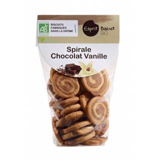 ESPRIT BISCUIT - Spirale Vanille Chocolat Bio - Biscuit et gâteau individuel - 200 gr