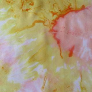 Evysoie - Foulard en soie jaune d&#039;or, rose, corail - Foulard femme