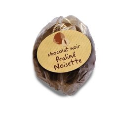Façon Chocolat, chocolaterie bio de la Drôme - Rocher praliné noisette - Chocolat