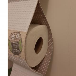 Farfeline - Support papier toilette en tissu - Chouettes - support papier toilette