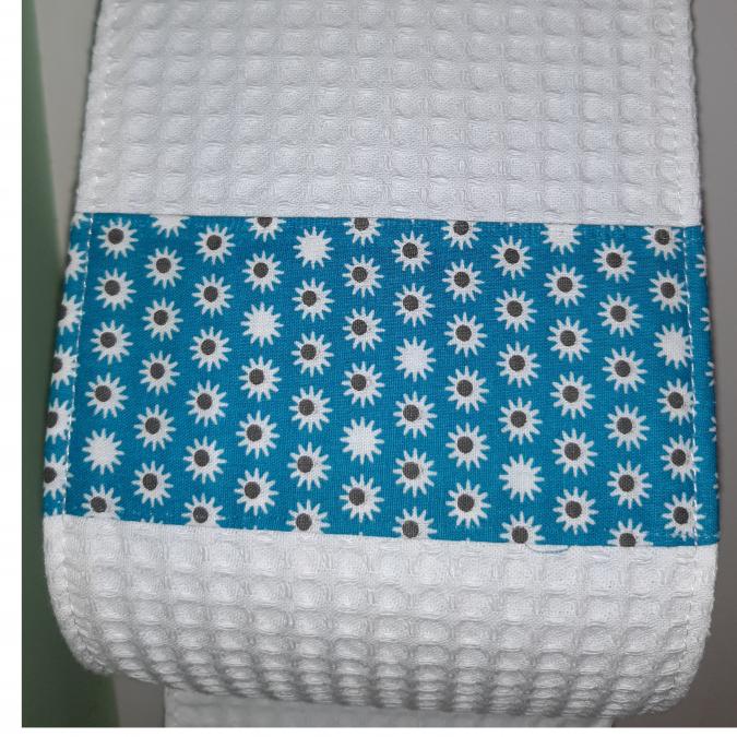 Farfeline - Support papier toilette en tissu - petites fleurs - support papier toilette