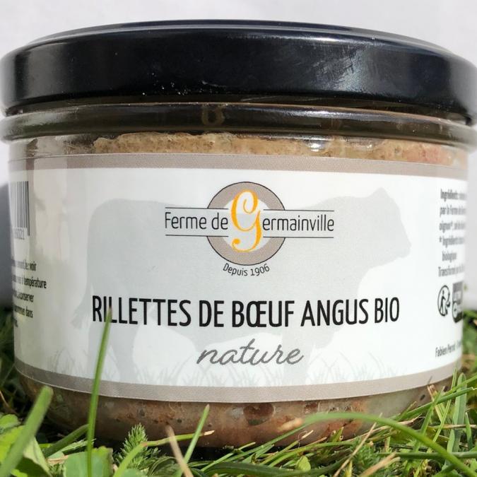 Ferme de Germainville - Rillettes de Boeuf Angus Bio Nature - Rillettes - 0.2