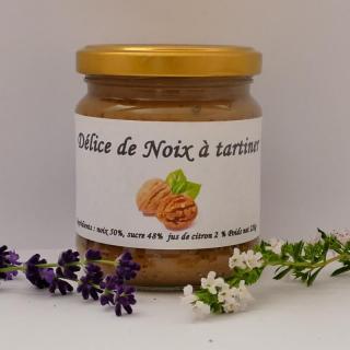 Ferme du Spicorne - DÉLICE DE NOIX - Pâte à tartiner - 0.220