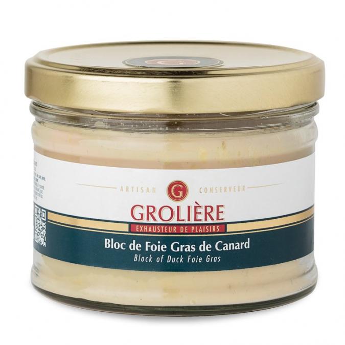 FOIE GRAS GROLIERE - Bloc de Foie Gras de Canard - 300 gr - Foie gras - 0.3