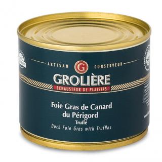 FOIE GRAS GROLIERE - Foie Gras de Canard Entier du Perigord Truffé - 190 gr - Foie gras - 0.19