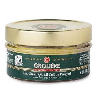FOIE GRAS GROLIERE - Foie Gras d&#039;Oie Mi-Cuit du Périgord - 120 gr - Foie gras - 0.12