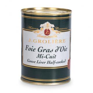 FOIE GRAS GROLIERE - Foie Gras d&#039;Oie Mi-Cuit du Périgord - 400 gr - Foie gras - 0.4