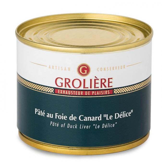FOIE GRAS GROLIERE - Pâté &quot;Le Délice&quot; 25% Foie Gras - Pâté - 0.18