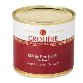 FOIE GRAS GROLIERE - Rôti de Porc &quot;Façon Enchaud&quot; - rôtis de porc