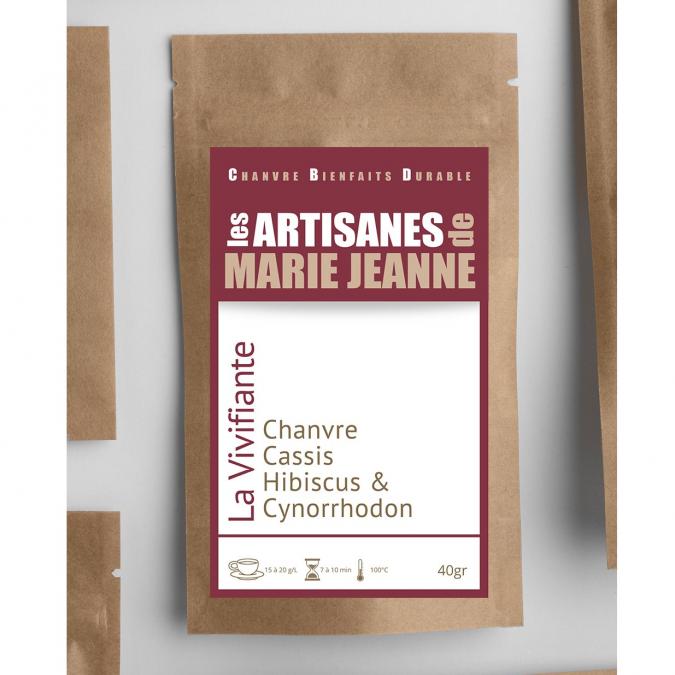 French touch CBD & Les artisanes de Marie-Jeanne - La vivifiante - Tisane