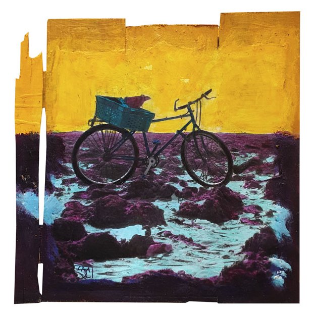 Gaia duRivau - Le vélo du bord de mer - Tableau