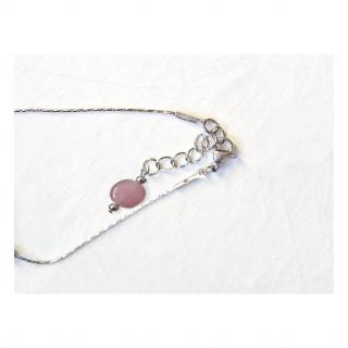 Haliotis Créations - Bracelet Passion _ pierres gemmes rubis zoïsite, grenat et opale rose _ argenté, inox _ ajustable - Bracelet - Inox