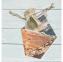 Haliotis Créations - Collier Algarve, mini plastron _ liège turquoise clair et pierres brutes, turquoise, jaspe - Collier - Liège