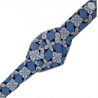 Hipstom - Diapleu - Coton motif bleu, gris, blanc - noeud claudinet