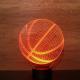 JNB-Maker Artisan Laseriste - Lampe illusion Ballon de Basket avec télécommande - Lampe de table - ampoule(s)