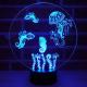 JNB-Maker Artisan Laseriste - Lampe Led Aquarium - Lampe de table - 4668ampoule(s)