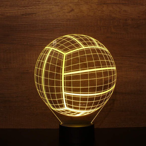 JNB-Maker Artisan Laseriste - Lampe Led Ballon de Volley - Lampe de table - 4668ampoule(s)