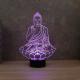 JNB-Maker Artisan Laseriste - Lampe Led Buddha - Lampe de table - 4668ampoule(s)