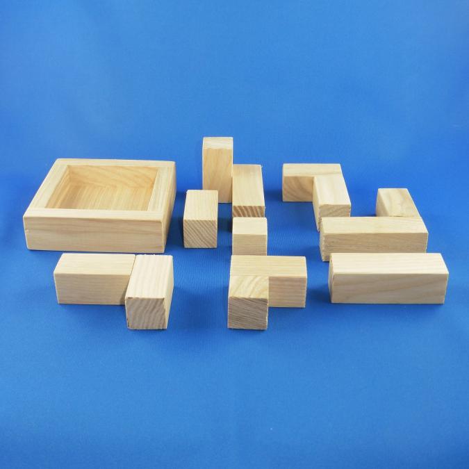 Joue du Bois - Casse tête cube en bois - jouet en bois