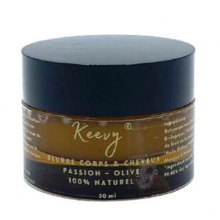 Keevy Cosmétiques - Beurre passion-olive corps &amp; cheveux (100ml) - Cosmétiques