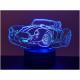 KISSKISSMETAL - AC COBRA - Lampe d&#039;ambiance 3D à leds, gravure laser sur acrylique, alimentation par piles ou câble usb - Lampe d&#039;ambiance