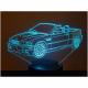 KISSKISSMETAL - BMW M3 cabriolet - Lampe d&#039;ambiance 3D à leds, gravure laser sur acrylique, alimentation par piles ou câble USB - Lampe d&#039;ambiance