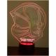 KISSKISSMETAL - CASQUE POMPIER SUISSE - Lampe d&#039;ambiance 3D à leds, gravure laser sur acrylique, alimentation par piles ou câble usb. - Lampe d&#039;ambiance
