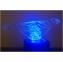 KISSKISSMETAL - DELTAPLANE - Lampe d&#039;ambiance 3D à leds, gravure laser sur acrylique, alimentation par piles ou câble USB - Lampe d&#039;ambiance