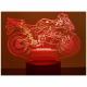 KISSKISSMETAL - MOTO HONDA REPSOL 1000RR - Lampe d&#039;ambiance 3D à leds, gravure laser sur acrylique, alimentation par piles ou câble usb - Lampe d&#039;ambiance