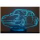 KISSKISSMETAL - PORSCHE 911-993 Targa - Lampe d&#039;ambiance 3D à leds, gravure laser sur acrylique, alimentation par piles ou câble USB - Lampe d&#039;ambiance
