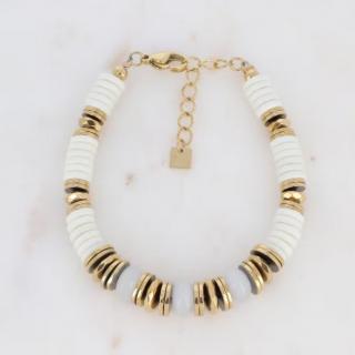 L & J jewels - Bracelet Nikky avec Agates - bracelet bohème