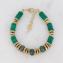 L & J jewels - Bracelet Nikky avec Jaspes verts - bracelet bohème