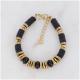 L & J jewels - Bracelet Nikky avec Onyx - bracelet bohème