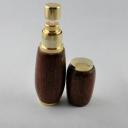 La boutique artisanale - Atomiseur de parfum en bois exotique Bocote et métal doré - Atomiseur de parfum